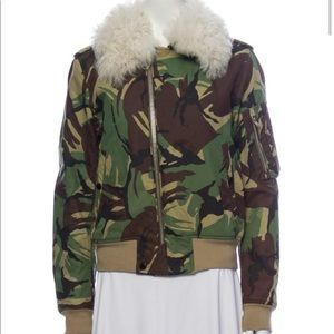 Rag & bone camo flight jacket